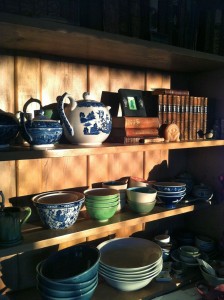 sunrise on sideboard